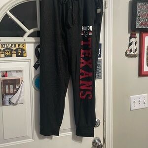 Houston Texans Black Sweatpants/ sleep pants.